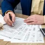 CPA helping expat with foreign income tax preparation documents
