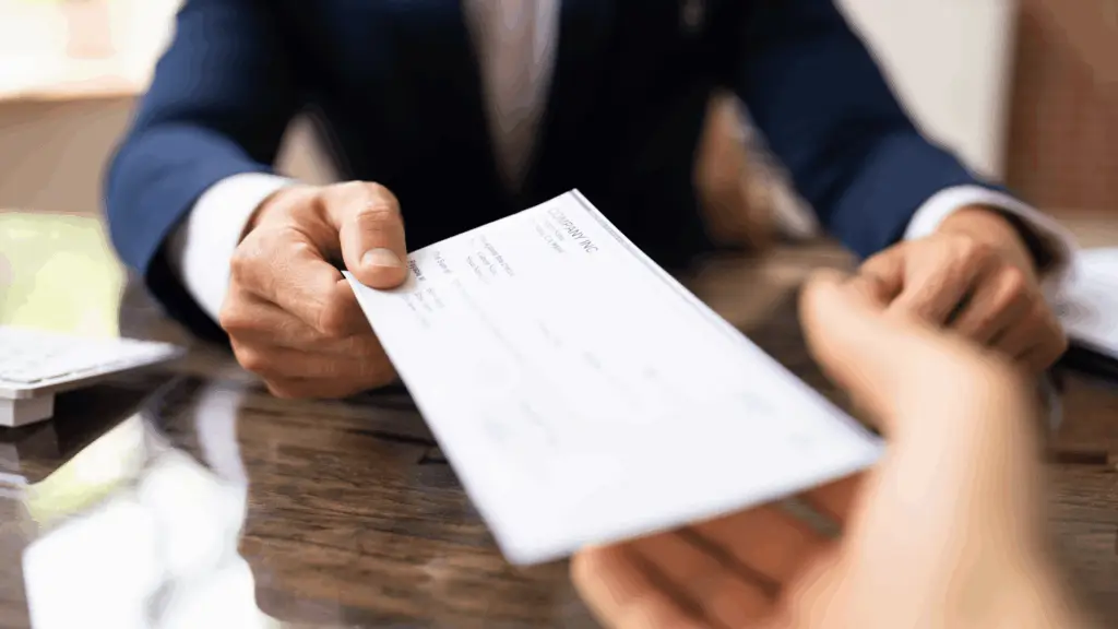 A checklist with green checkmarks next to various financial tasks, such as "Expense Tracking," "Invoicing," "Payroll," and "Reconciliation," representing thorough service.